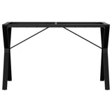 ZNTS Dining Table Legs Y-Frame 120x60x73 cm Steel 357934