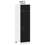 Hanging Cabinet Lyon Black Oak 60 x 31 x 207 cm Engineered Wood 863149