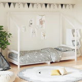 Kids Bed Frame White 80x200 cm Solid Wood Pine 835701