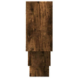 Wall Shelf Smoked Oak 159x18x66 cm Engineered Wood 853303