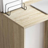 Desk with Shelf Sonoma Oak 78.5 x 37 x 154.5 cm Engineered Wood 869340