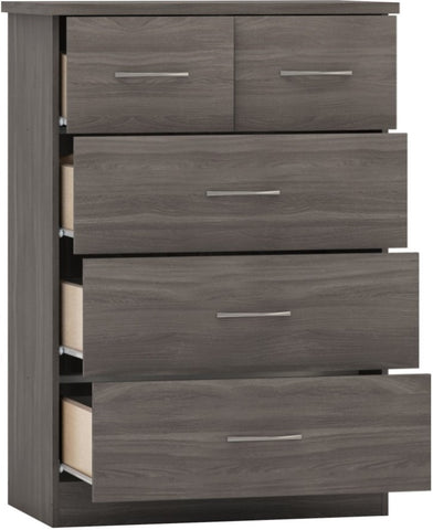 ZNTS Nevada 3+2 Drawer Chest 100-102-145