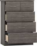 ZNTS Nevada 3+2 Drawer Chest 100-102-145