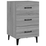 Bedside Cabinet Grey Sonoma 40x40x66 cm Engineered Wood 817325