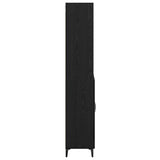 Highboard Black Oak 69.5 x 34 x 180 cm Engineered Wood 3416180