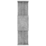 Book Cabinet/Room Divider Concrete Grey 80x24x96 cm Engineered Wood 800085