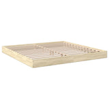 Bed Frame without Mattress Sonoma Oak 180x200 cm Engineered Wood 842002