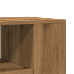 ZNTS TV Cabinet with Wheels Artisan Oak 102x34.5x43 cm Engineered Wood 855991