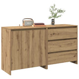 2 Piece Sideboard Artisan Oak Engineered Wood 3329178