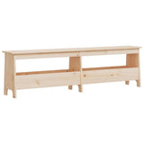 Hall Bench 160x28x45 cm Solid Wood Pine 837379