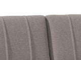 Upholstered Headboard Taupe 160 cm Solid Pine Wood 879222