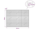 Gabion with 3.5 mm Wire and 5x2.5 cm Mesh 150x10x150 cm 3461589