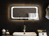 LED Bathroom Mirror Transparent 60 x 40 cm Tempered Glass 42045832