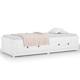 Day Bed without Mattress White 90x200 cm Solid Wood Pine 821590