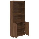 Highboard Brown Oak 70x35x180 cm Engineered Wood 3328477