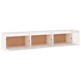 TV Cabinets 3 pcs White Solid Wood Pine 3100130
