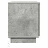 TV Cabinet with LED Concrete grey 100 x 38 x 49 cm 869669