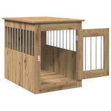 Dog Crate Furniture Artisan Oak 55x75x65 cm Engineered Wood 857640