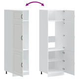 Kitchen Cupboard Kalmar White Engineered Wood 853627