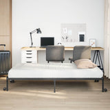 Bed Frame without Mattress Foldable Black 90x200 cm Steel 4103960