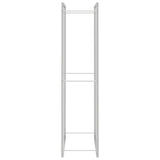 Firewood Rack 110x28x116 cm Stainless Steel 357865