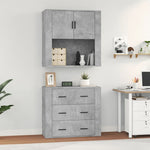 Highboard Concrete Grey Engineered Wood 3185387