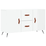 Sideboard High Gloss White 100x36x60 cm Engineered Wood 828142