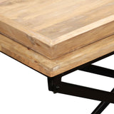Console Table Solid Mango Wood 130x40x80 cm 244897