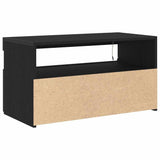 TV Cabinet 2 pcs Black Oak 75 x 35 x 40 cm Engineered Wood 862558