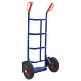 Extendable Hand Trolley Blue and Red 57 x 46 x 113 cm Steel 4019014