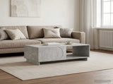 Coffee Table Concrete Grey 95 x 50.5 x 35 cm Engineered Wood 8011444