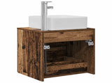 Wall-Mounted Sink Vanity Old Wood 49.5 x 41 x 63 cm 890276