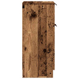 Sideboard Old Wood 30x30x70 cm Engineered Wood 856951