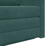 Sofa Bed Dark Green 124 x 204 x 61 cm Velvet 4106704