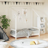 Kids Bed Frame White 70x140 cm Solid Wood Pine 835707