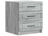 Bedside Cabinet Grey Sonoma 43 x 41 x 63.5 cm Engineered Wood 895711