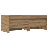 Bed Frame with Storage Artisian Oak 80 x 200 cm Engineered Wood 3429644