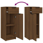 ZNTS Bathroom Cabinet Brown Oak 32x34x90 cm Engineered Wood 817059