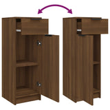 ZNTS Bathroom Cabinet Brown Oak 32x34x90 cm Engineered Wood 817059