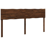 Live Edge Headboard ROSTOCK Dark Brown 200 cm Solid Acacia Wood 903146