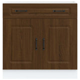 Kitchen Base Cabinet Kalmar Brown Oak Engineered Wood 853504