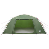 Cabin Tent with Roof Green 400 x 210 x 180 cm Polyester 42028515