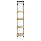 Bookcase 5-Tier Sonoma Oak 56x31,5x174 cm Engineered Wood 833344