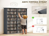 16-Compartment Media Shelf - Grey T3398P553206