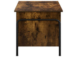 Storage Box Smoked Oak 80 x 40 x 49.5 cm Engineered Wood 8013676