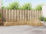 Outdoor Sofa Set 6 Piece White 3392474