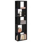 Bookcase Black Oak 45 x 23.5 x 162.5 cm 868058
