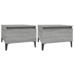 ZNTS Side Tables 2 pcs Grey Sonoma 50x46x35 cm Engineered Wood 819529