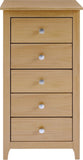 ZNTS Oslo 5 Drawer Narrow Chest 100-102-171