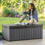 ZNTS Keter Garden Storage Box Darwin 380 L Grey 440522